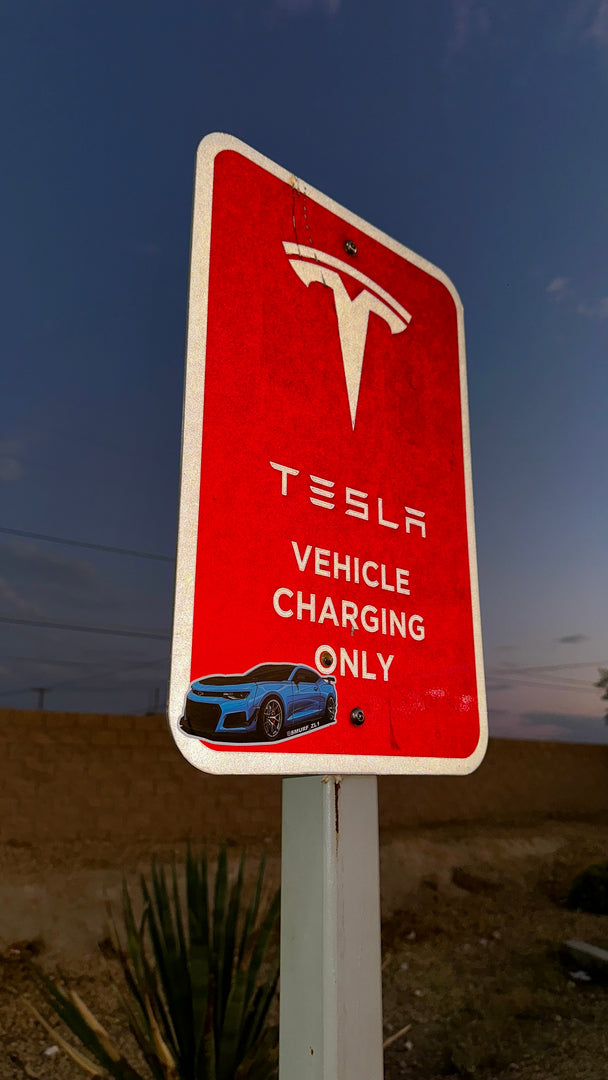 SMURF CAMARO ZLE 2.0 STICKERS